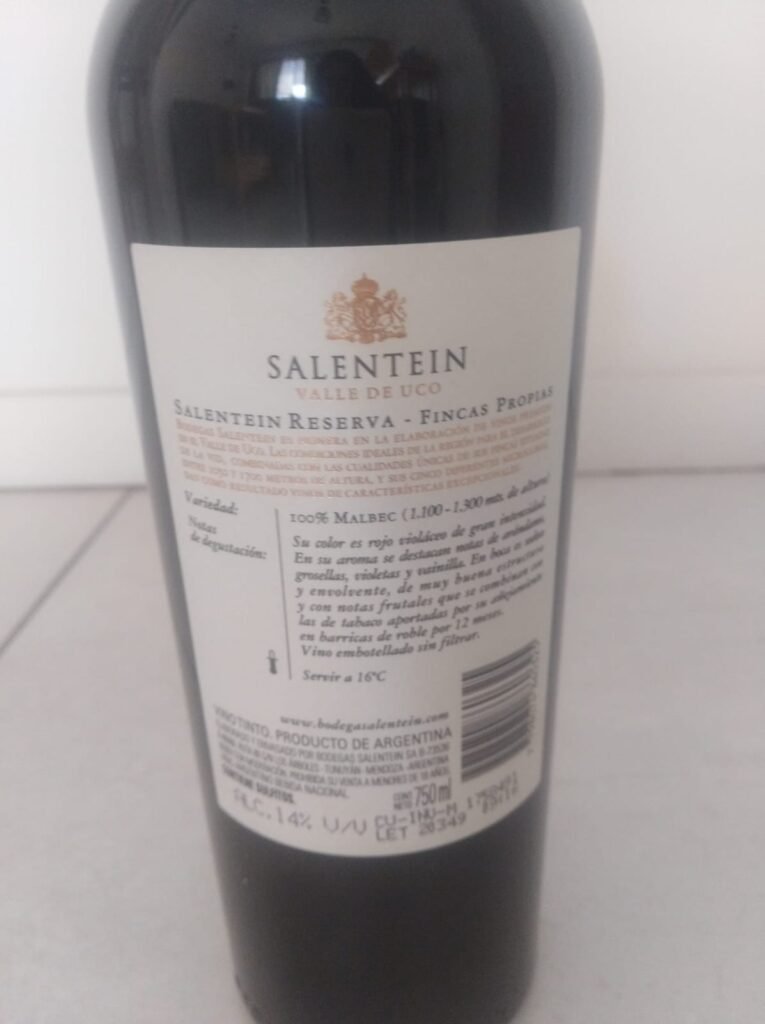 salentein malbec, salentein winery, uco valley mendoza argentina, salentein reserva malbec, buy salentein reserva malbec